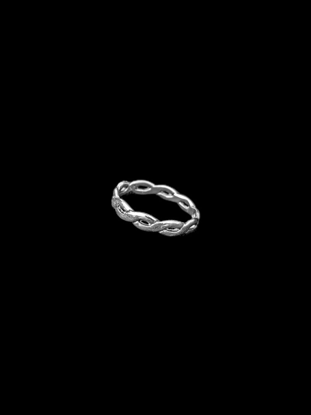 James Avery RARE Sterling 'Twisted Wire' Ring